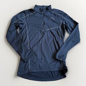Eider Half Zip Black Pullover Base Layer Shirt Size Medium Performance